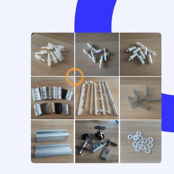 Factory direct plantation shutter parts shutters accessories spring loaded shutter pin